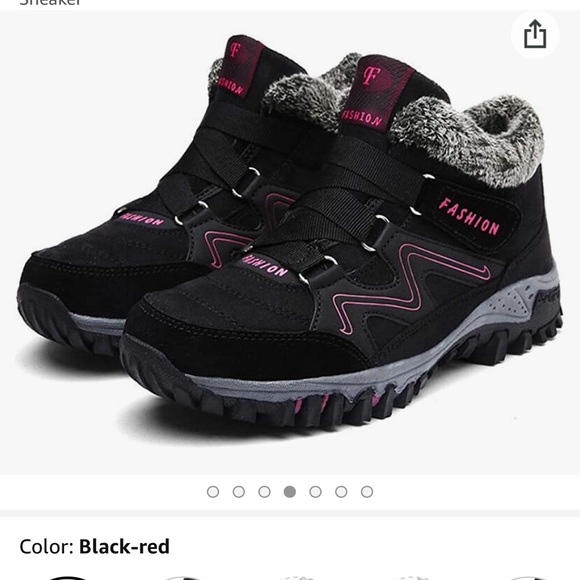 ๐ Fur lined sneaker ๐ for cold ๐ฅถ weather - Picture 4 of 9